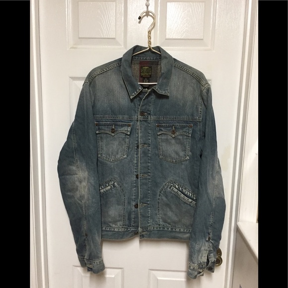 lucky brand jean jacket mens